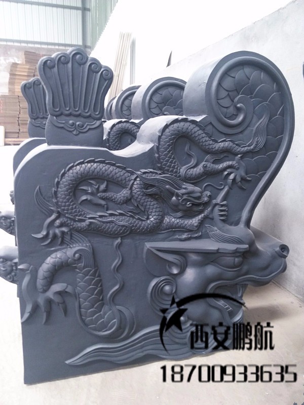 仿古吻獸 仿古瓦金屬鋁瓦 金屬吻獸