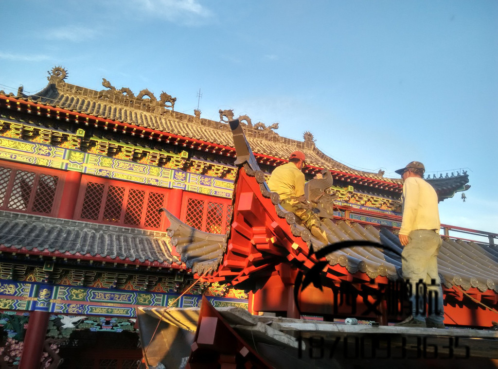 質優價廉古建瓦 鵬航仿古金屬瓦 屋面瓦 古建瓦