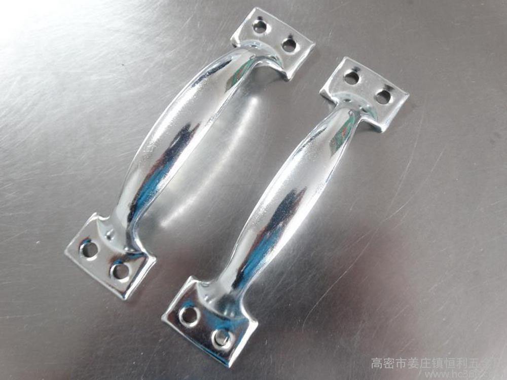 恒利五金,弓形鍍鉻門拉手,門拉手加工